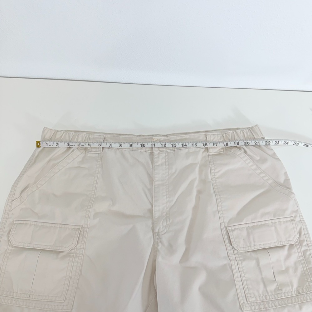 Savane Mens Light Stone Cotton Blend Elastic Comfort Utility Cargo Shorts 44 - Picture 4 of 8